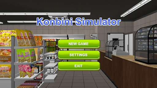 Convenience store management view in Konbini Simulator